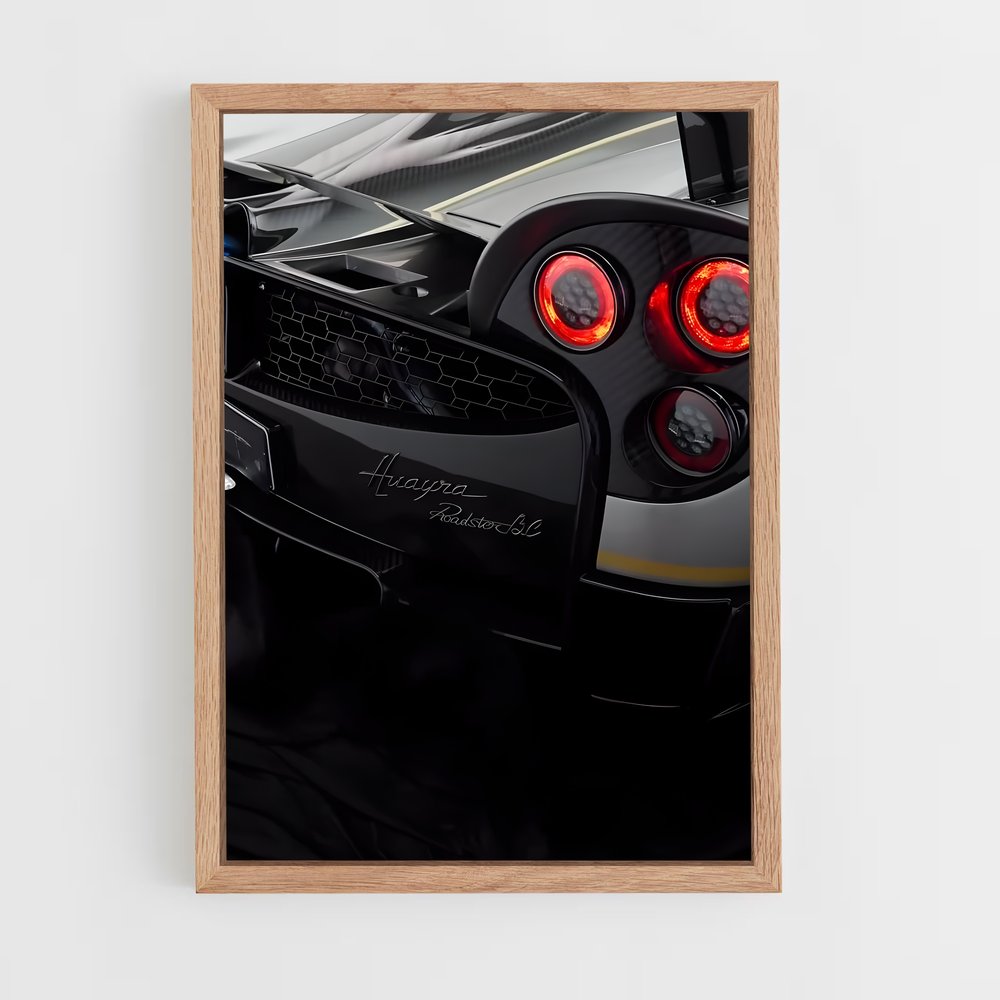 Poster Hypercar Évasion – affiche Pagani (vue 4)